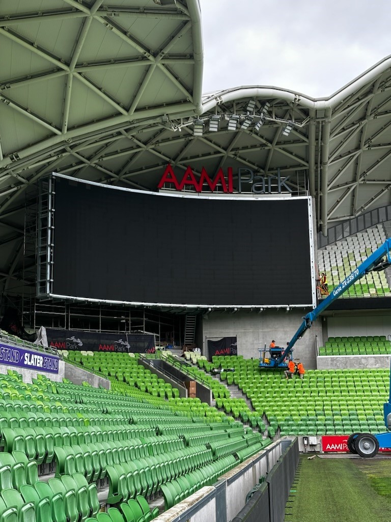 Aami Park Sky Sign