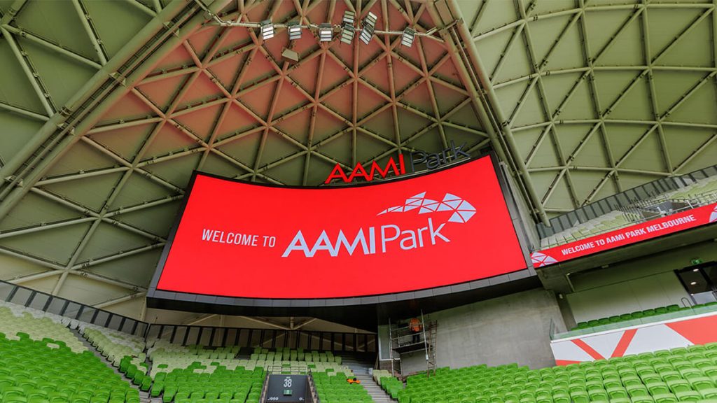 Aami Park Sky Sign