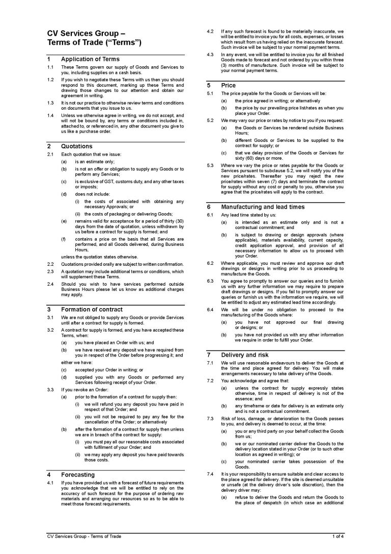 Terms Of Trade